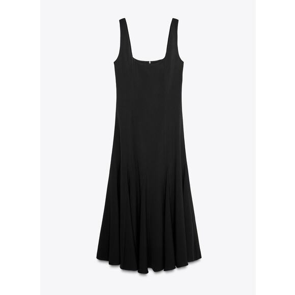 RARE!!! ZARA A-Line Midi Dress NWT - Picture 15 of 16
